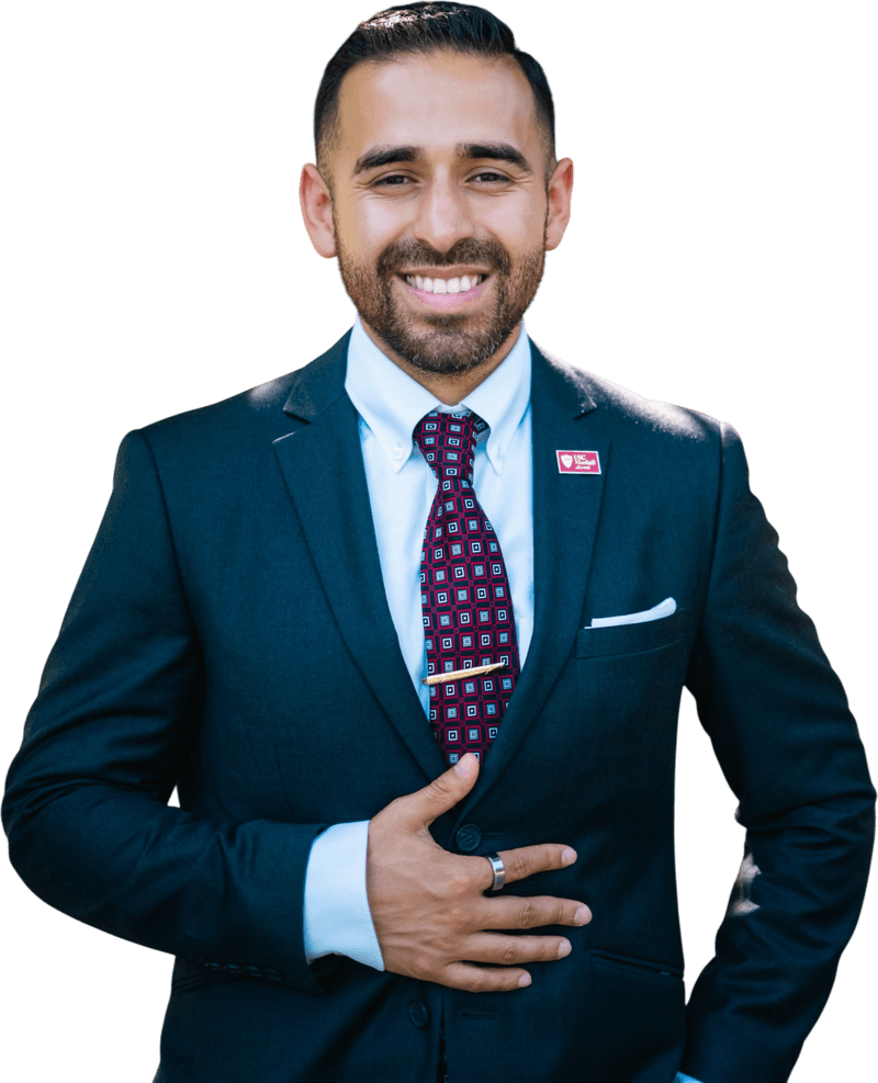 Cris Pacheco — Marine Corps Veteran, USC Marshall alum, and mortgage loan officer in Newport Beach